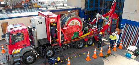 Mobile Mine Rescue Winder